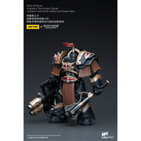 JoyToy - Sons of Horus - Justaerin Terminator Squad - Justaerin with Multi-melta and Power Maul 1/18 - The Horus Heresy
