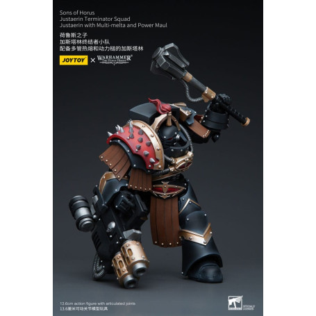 JoyToy - Sons of Horus - Justaerin Terminator Squad - Justaerin with Multi-melta and Power Maul 1/18 - The Horus Heresy