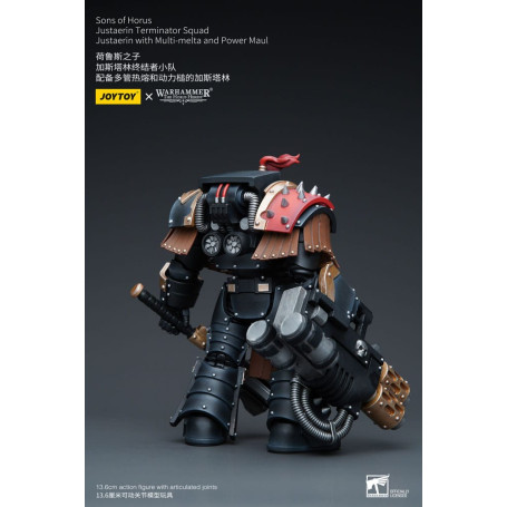 JoyToy - Sons of Horus - Justaerin Terminator Squad - Justaerin with Multi-melta and Power Maul 1/18 - The Horus Heresy