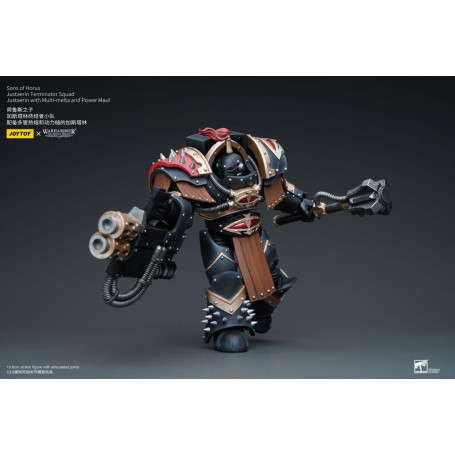 JoyToy - Sons of Horus - Justaerin Terminator Squad - Justaerin with Multi-melta and Power Maul 1/18 - The Horus Heresy