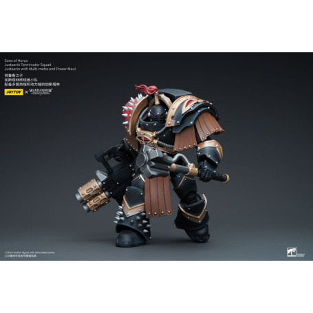 JoyToy - Sons of Horus - Justaerin Terminator Squad - Justaerin with Multi-melta and Power Maul 1/18 - The Horus Heresy