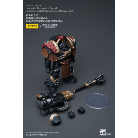 JoyToy - Sons of Horus - Justaerin Terminator Squad - Justaerin with Multi-melta and Power Maul 1/18 - The Horus Heresy