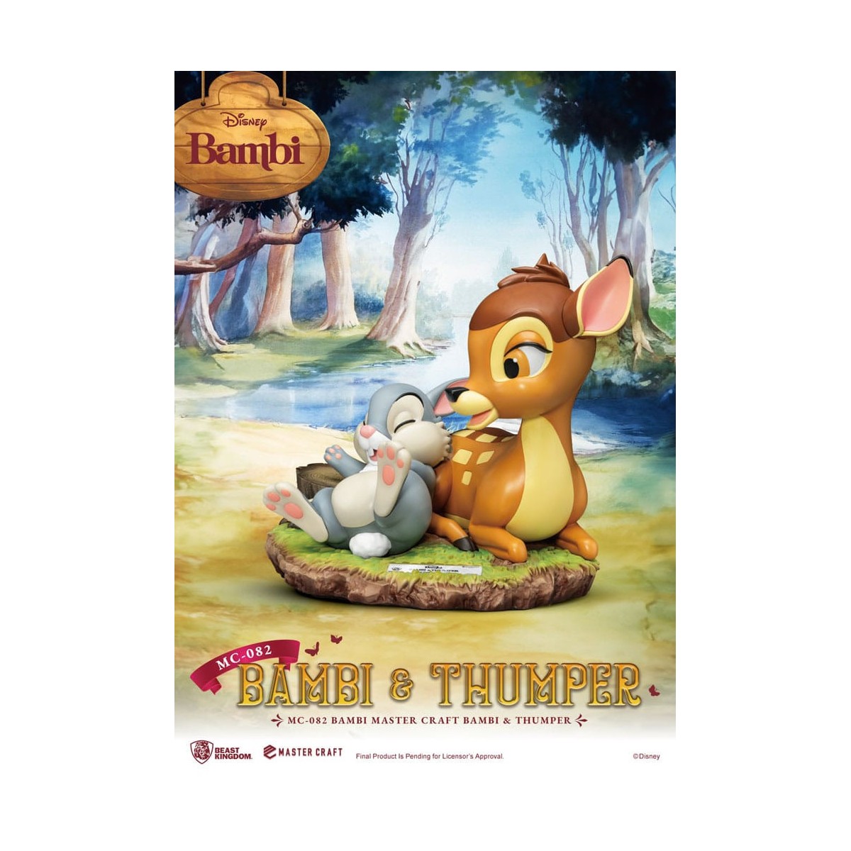 Beast Kingdom Disney - Master Craft Bambi & Panpan - Thumper