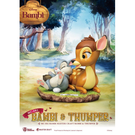 Beast Kingdom Disney - Master Craft Bambi & Panpan - Thumper