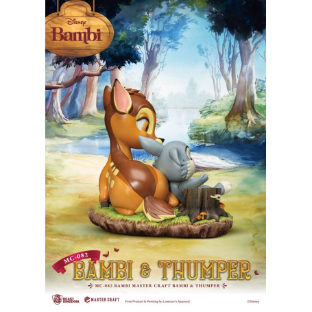 Beast Kingdom Disney - Master Craft Bambi & Panpan - Thumper