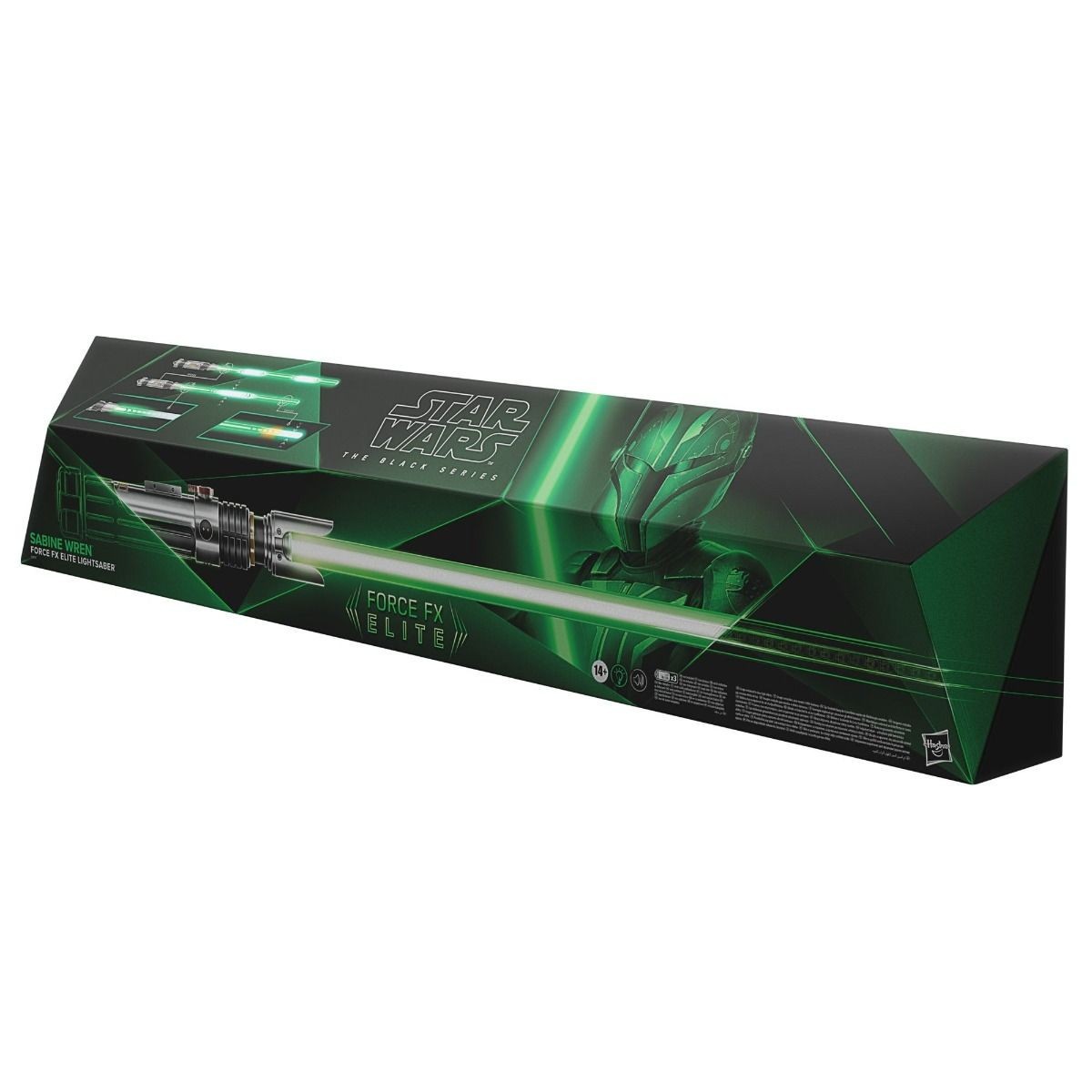 Hasbro - Sabine Wren Force Fx Lightsaber - Black Serie Replica Elite