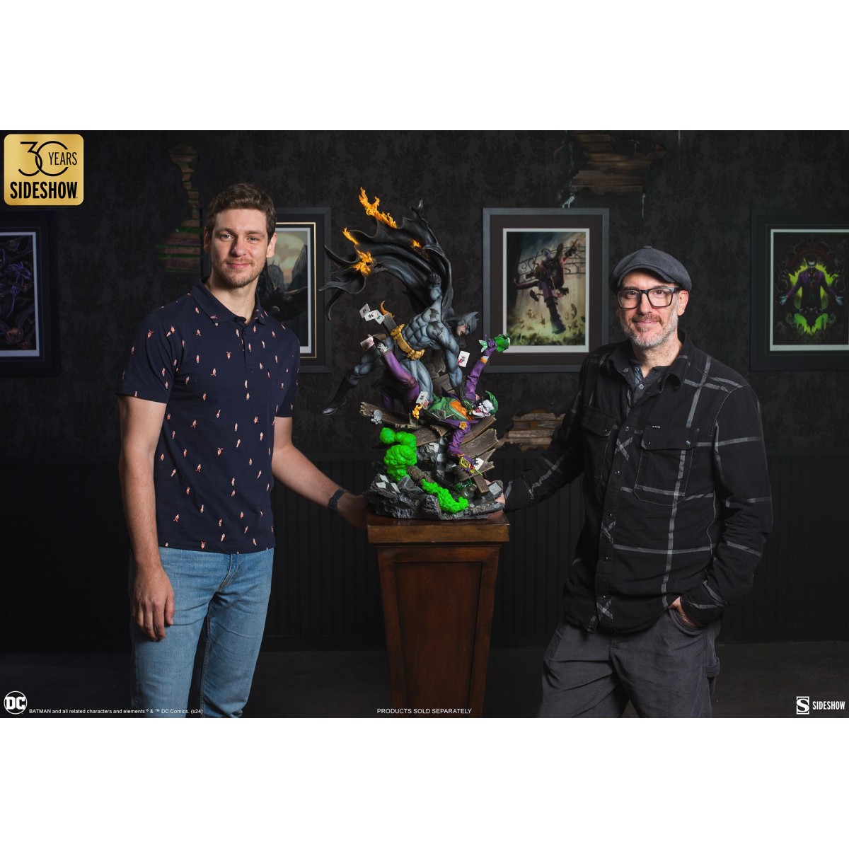 Sideshow 30 years - DC Comics - Batman vs The Joker: Eternal Enemies Premium Format 1/4