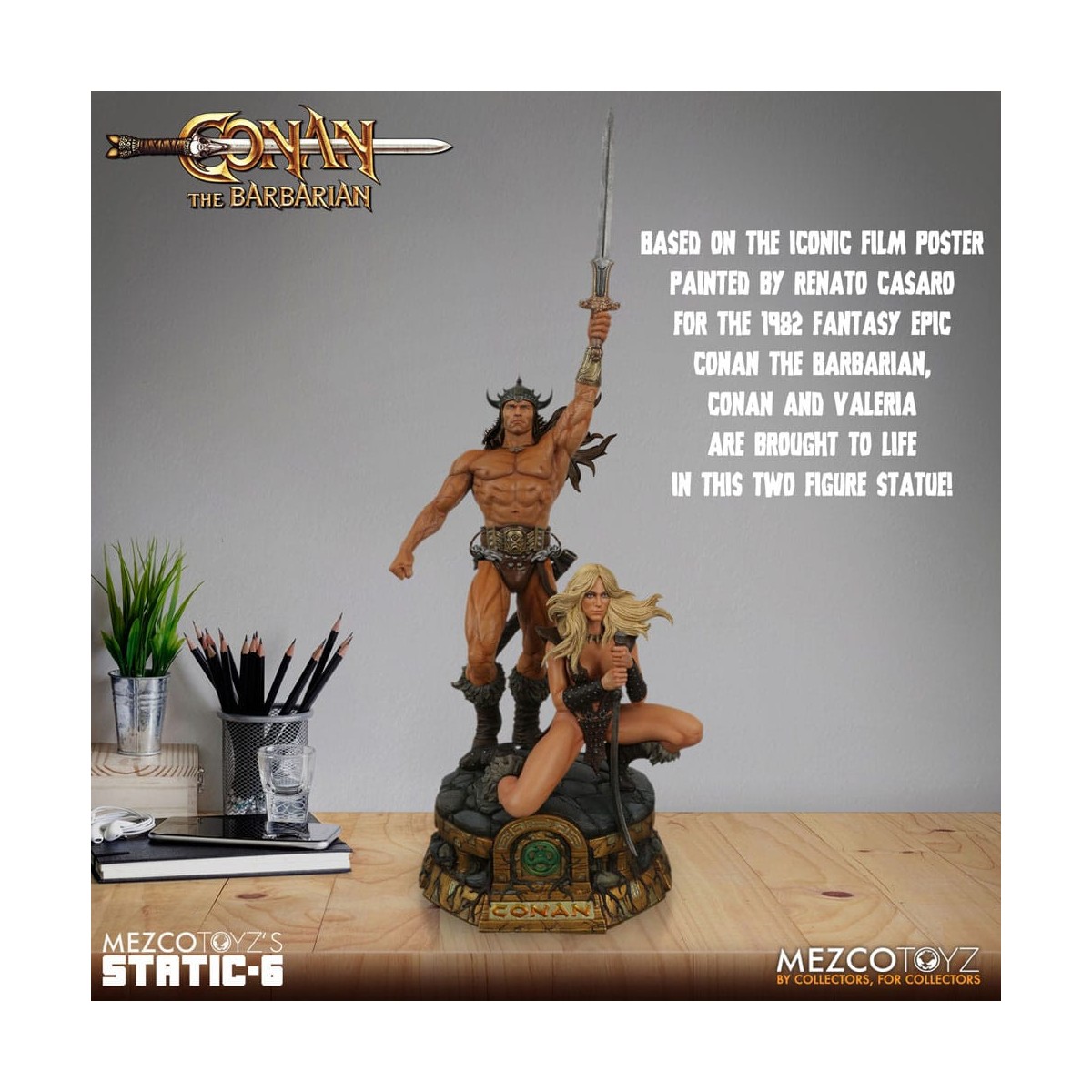 Mezco - Static 6 - Conan the Barbarian (1982) 1/6 statue