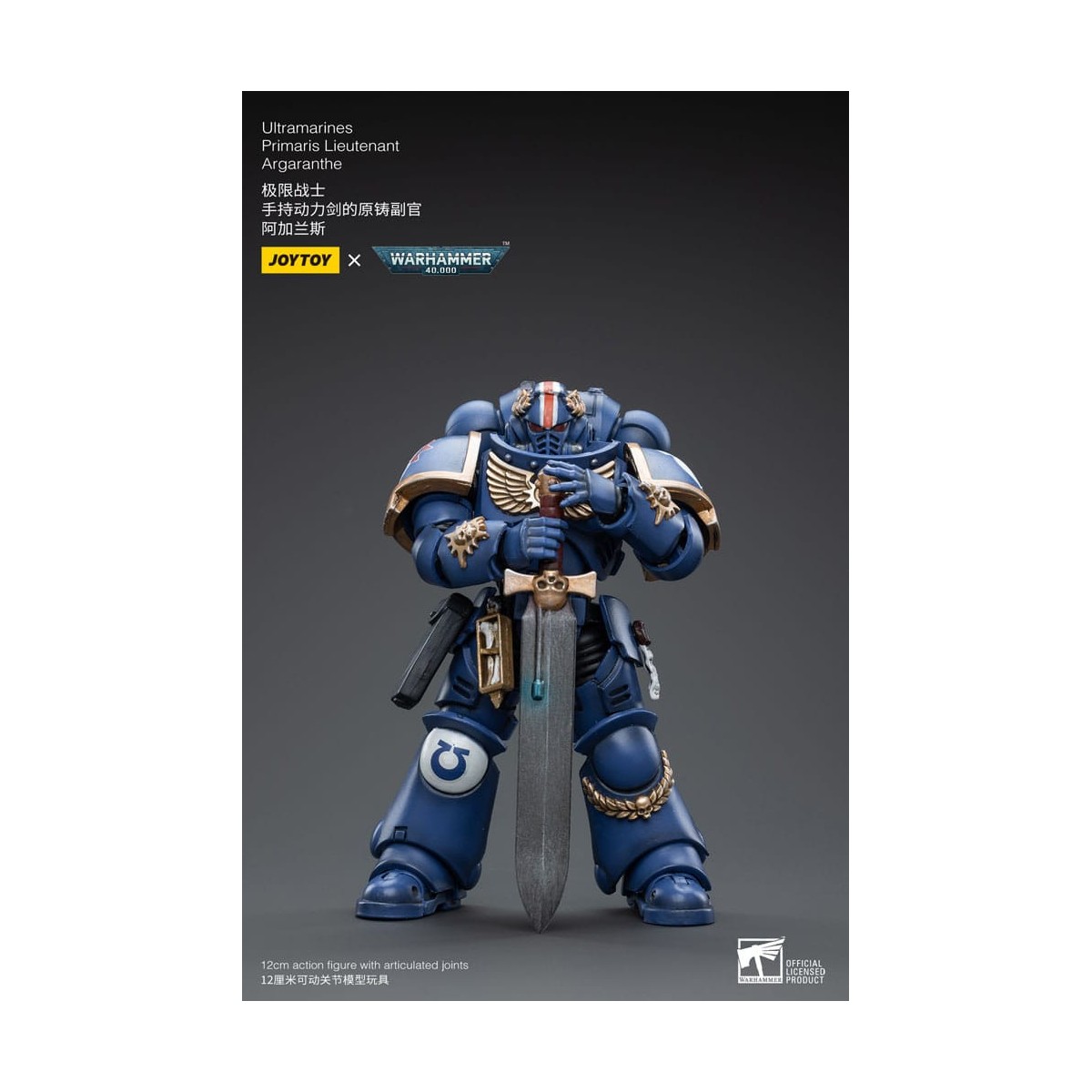 JoyToy - Space Marines - Ultramarines - Primaris Lieutenant Argaranthe 1/18 - Warhammer 40K