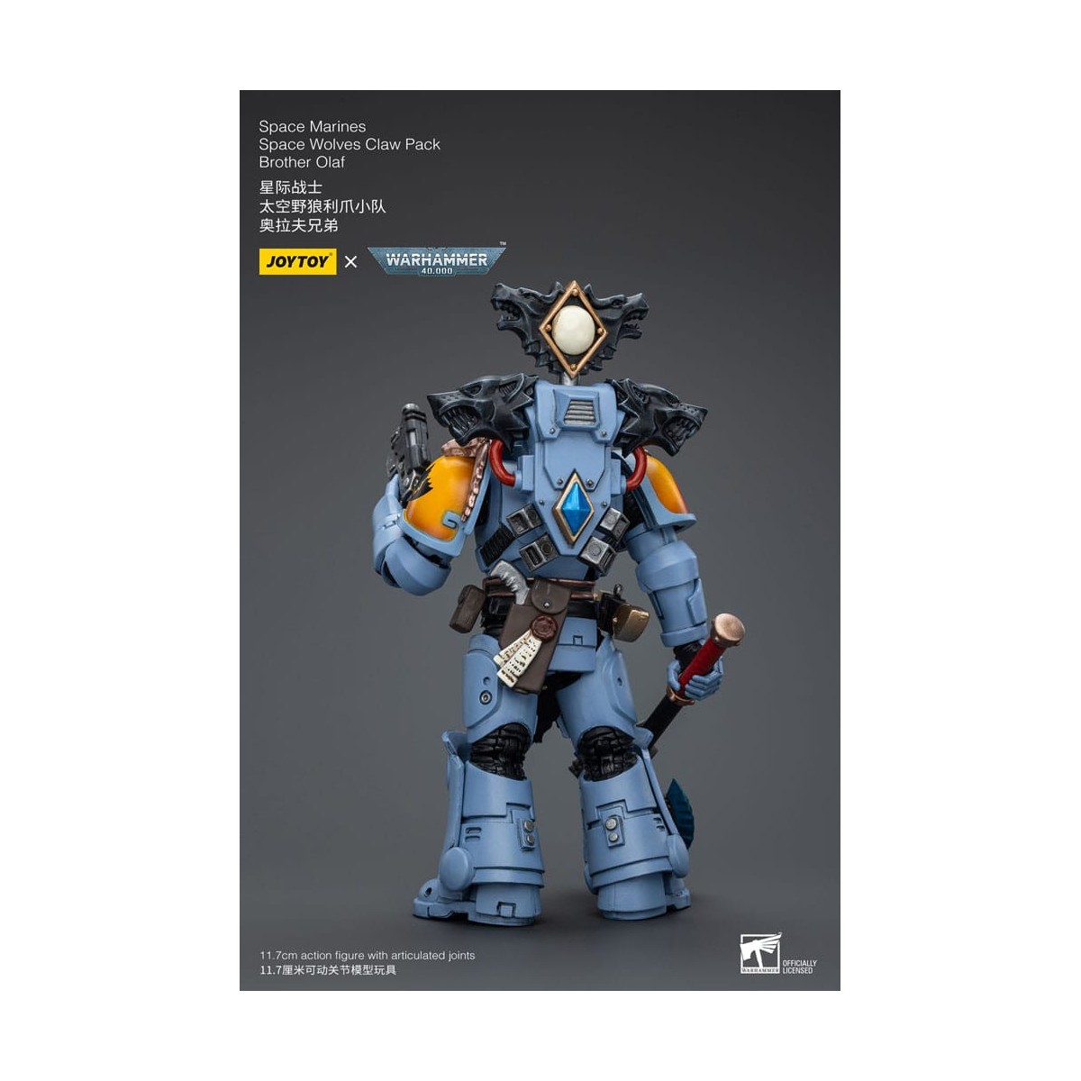 JoyToy Space Marines - Space Wolves - Claw Pack Brother Olaf 1/18 - Warhammer 40K