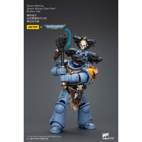 JoyToy Space Marines - Space Wolves - Claw Pack Brother Olaf 1/18 - Warhammer 40K