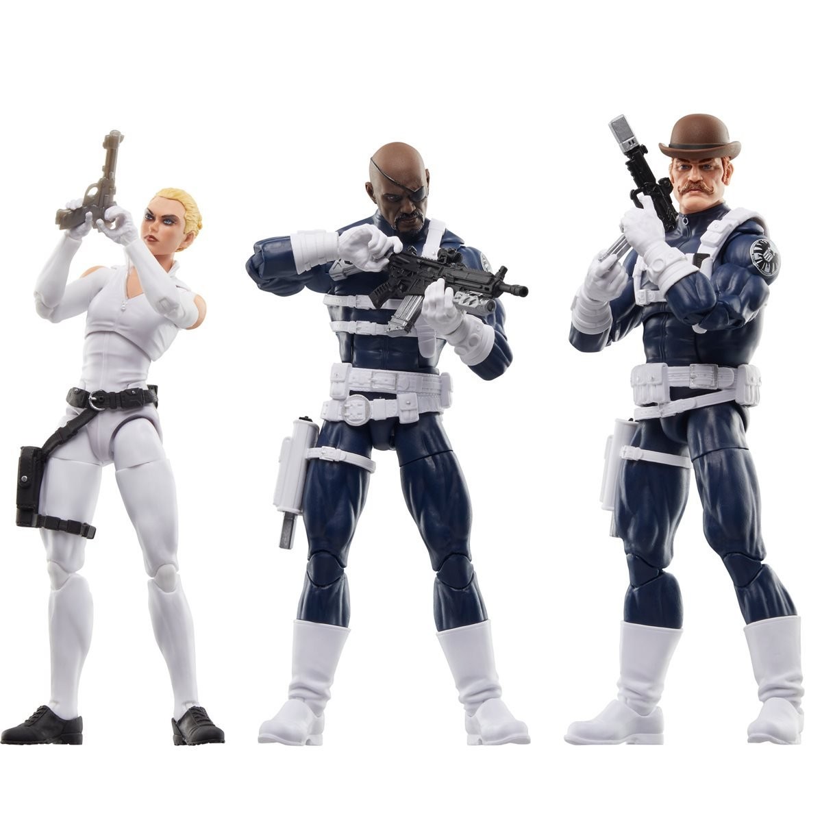 Marvel Legends - S.H.I.E.L.D. 3 pack - Sharon Carter - Nick Fury - Dum Dum Dugan