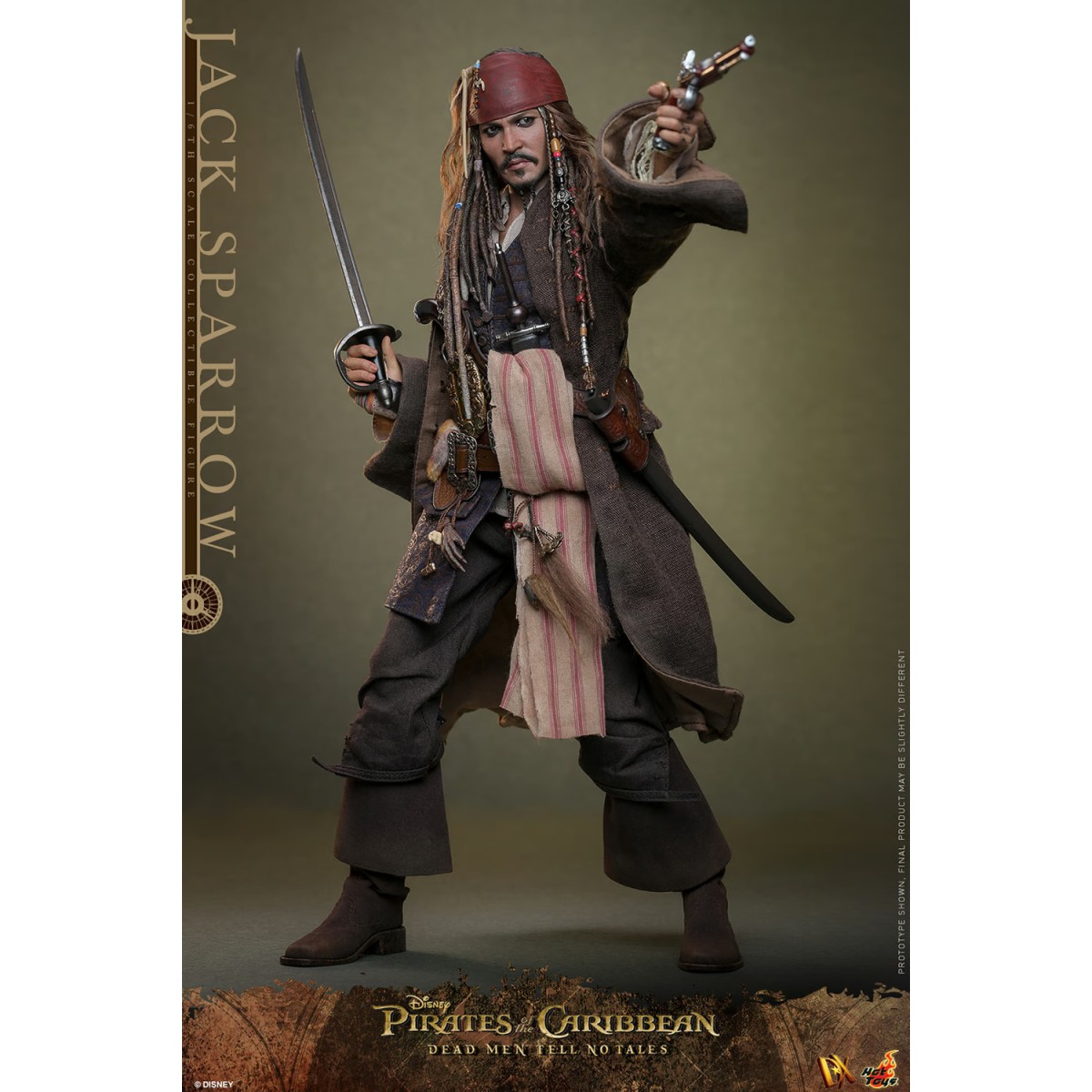 Hot Toys Pirates of the Caribbean - Jack Sparrow Collector Edition - Dead Men Tell No Tales