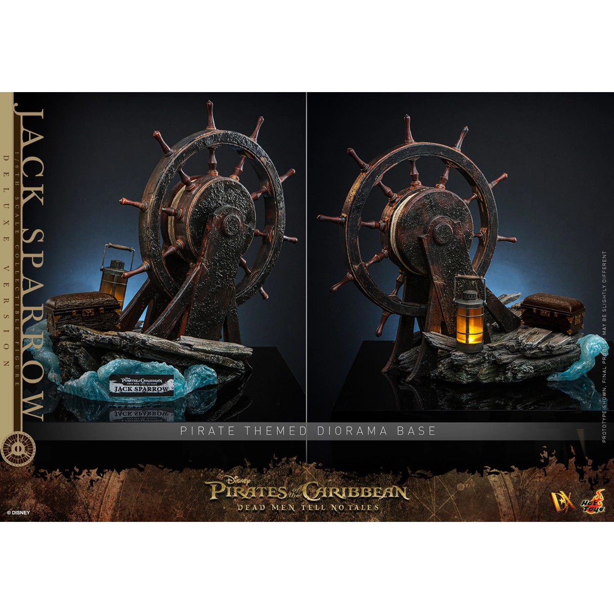 Hot Toys Pirates of the Caribbean - Jack Sparrow Deluxe Edition - Dead Men Tell No Tales