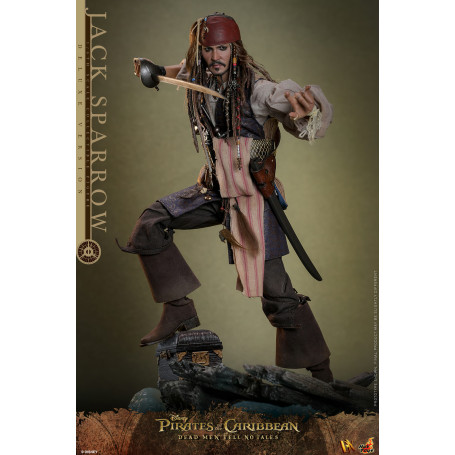 Hot Toys Pirates of the Caribbean - Jack Sparrow Deluxe Edition - Dead Men Tell No Tales
