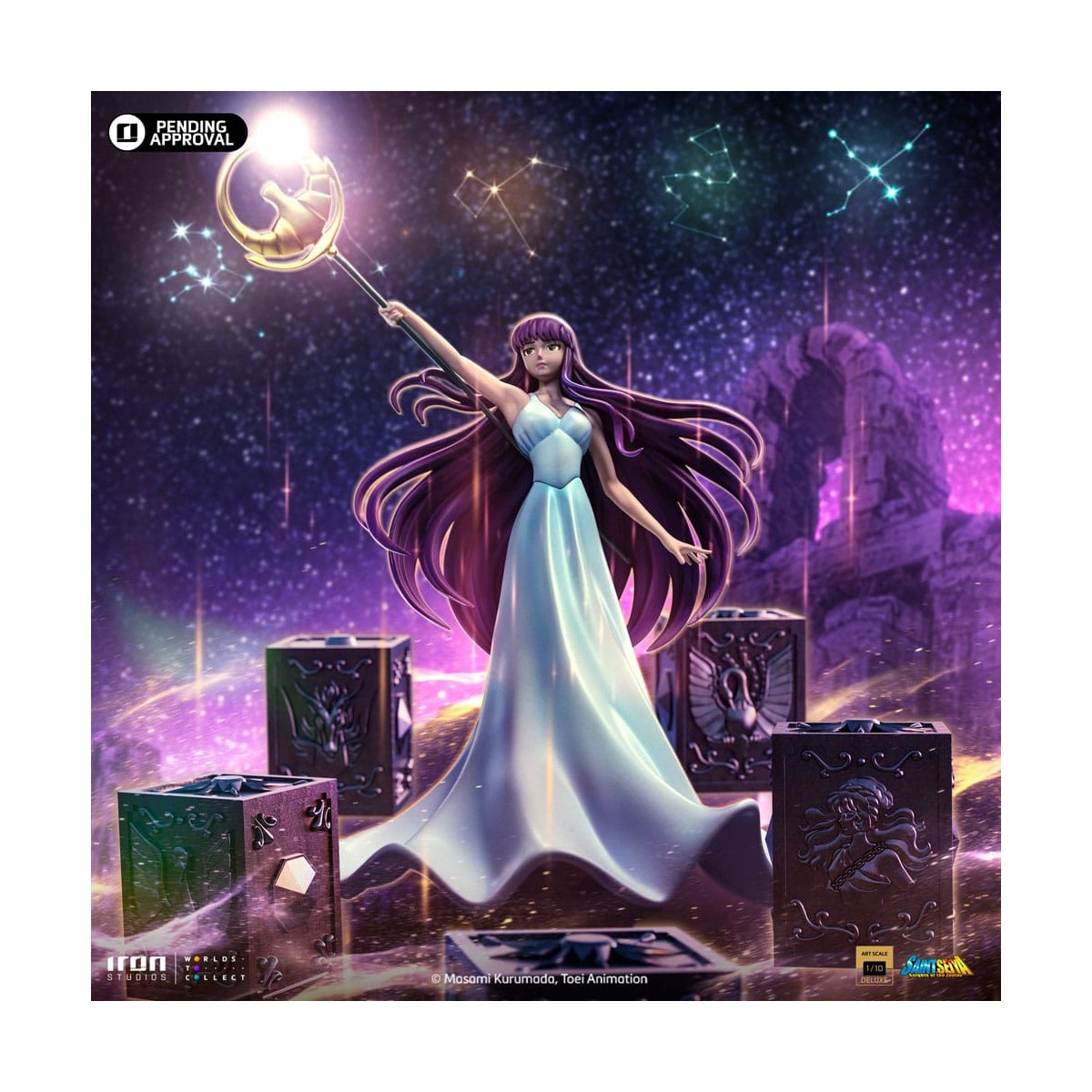 Iron Studios - Saint Seiya - Deluxe Art Scale Saori Kiddo 1/10 - Knights of the Zodiac