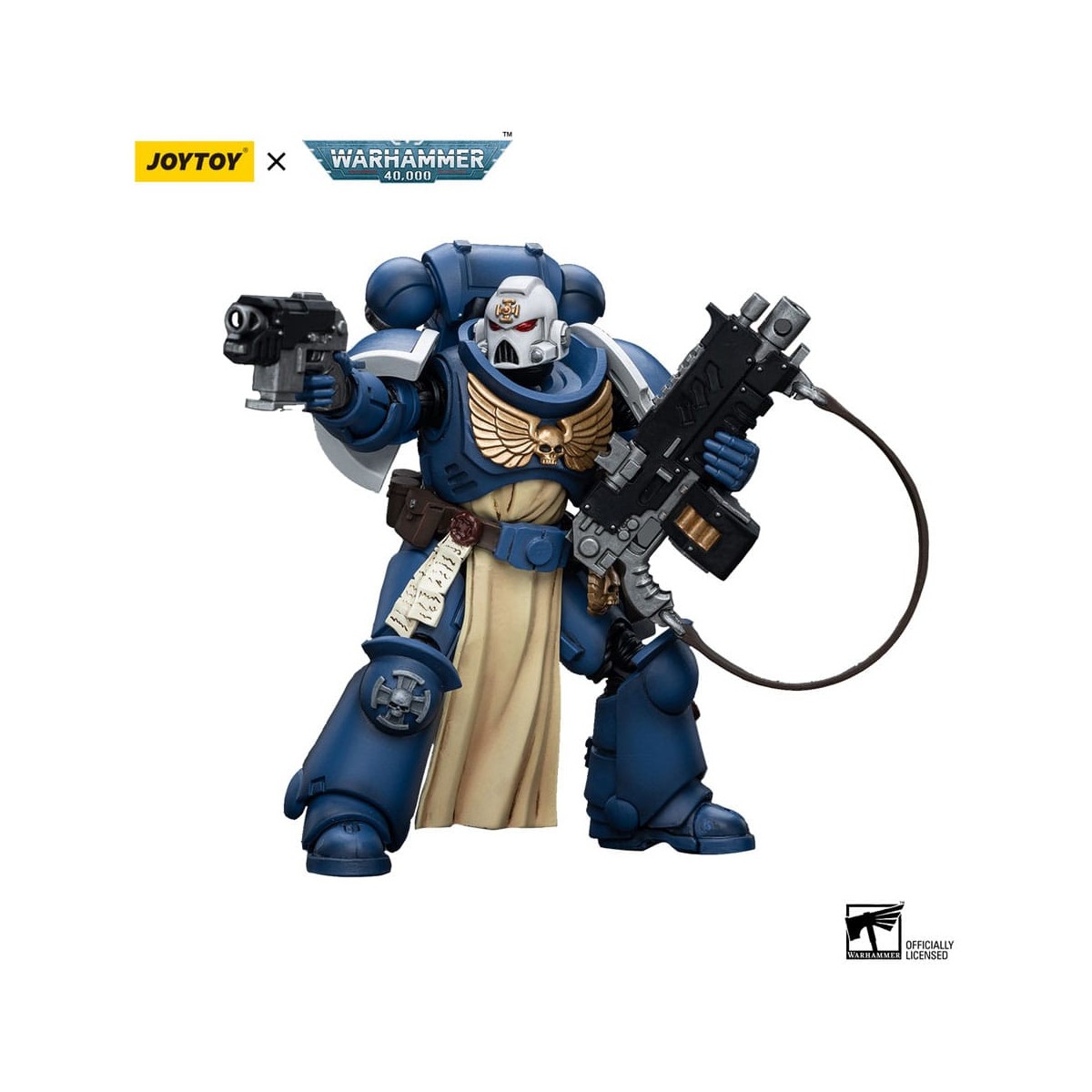 JoyToy - Space Marines - Ultramarines - Sternguard Veteran with Auto Bolt Rifle 1/18 - Warhammer 40K