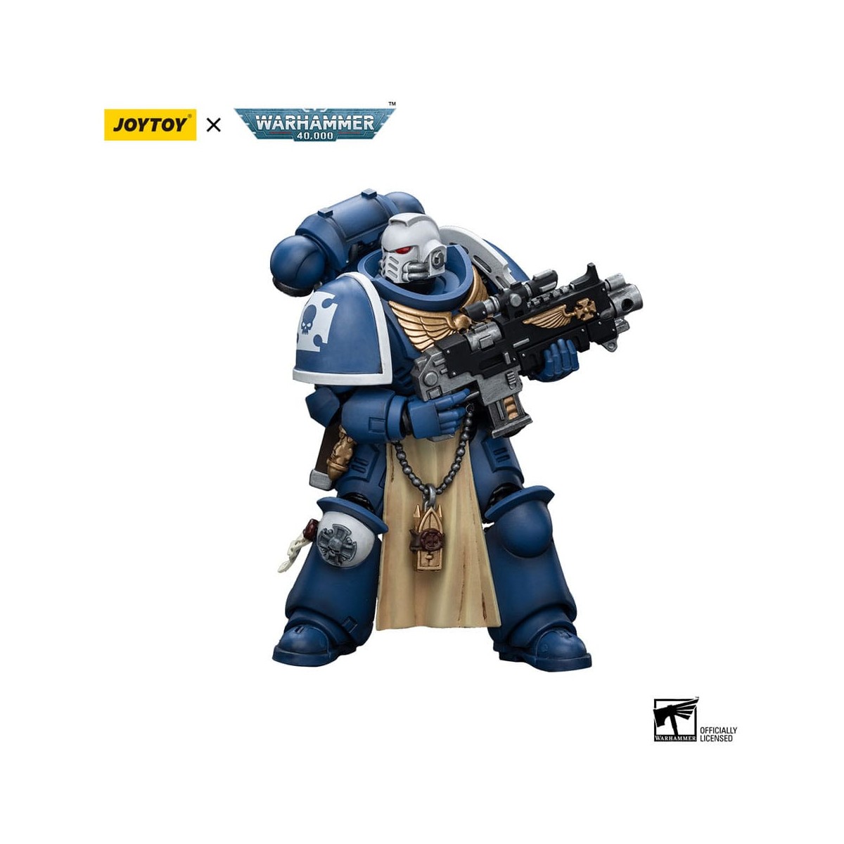 JoyToy - Space Marines - Ultramarines - Sternguard Veteran with Bolt Rifle 1/18 - Warhammer 40K