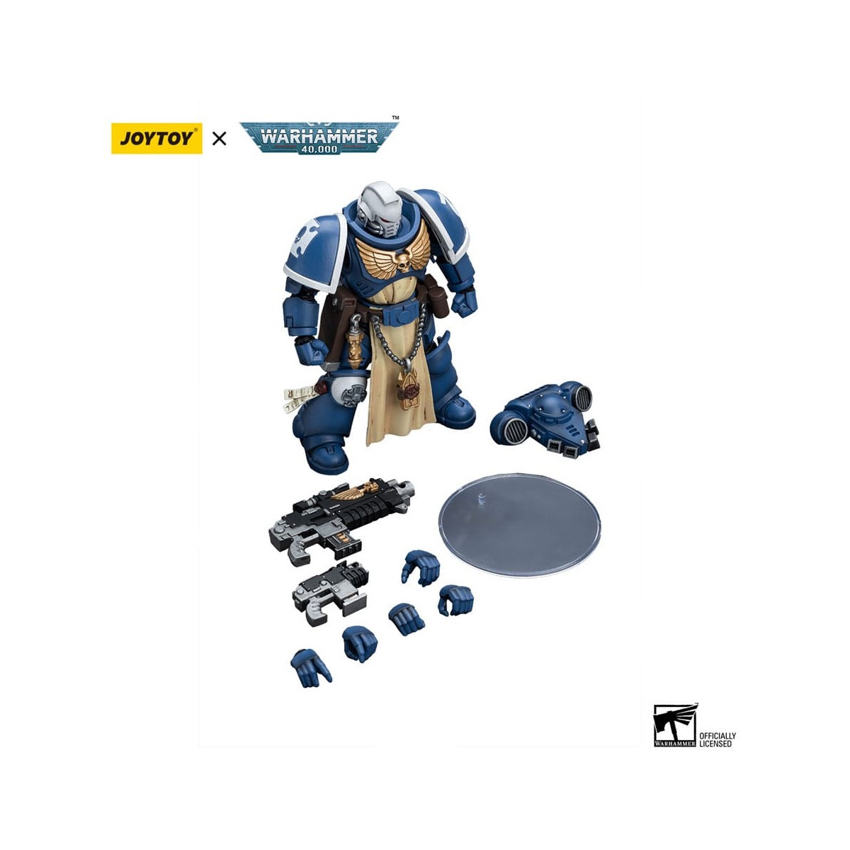 JoyToy - Space Marines - Ultramarines - Sternguard Veteran with Bolt Rifle 1/18 - Warhammer 40K