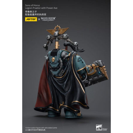 JoyToy Space marines - Sons of Horus - Legion Praetor with Power Axe 1/18 - The Horus Heresy