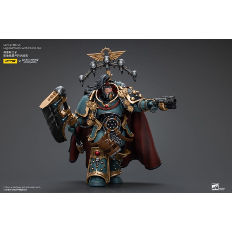 JoyToy Space marines - Sons of Horus - Legion Praetor with Power Axe 1/18 - The Horus Heresy