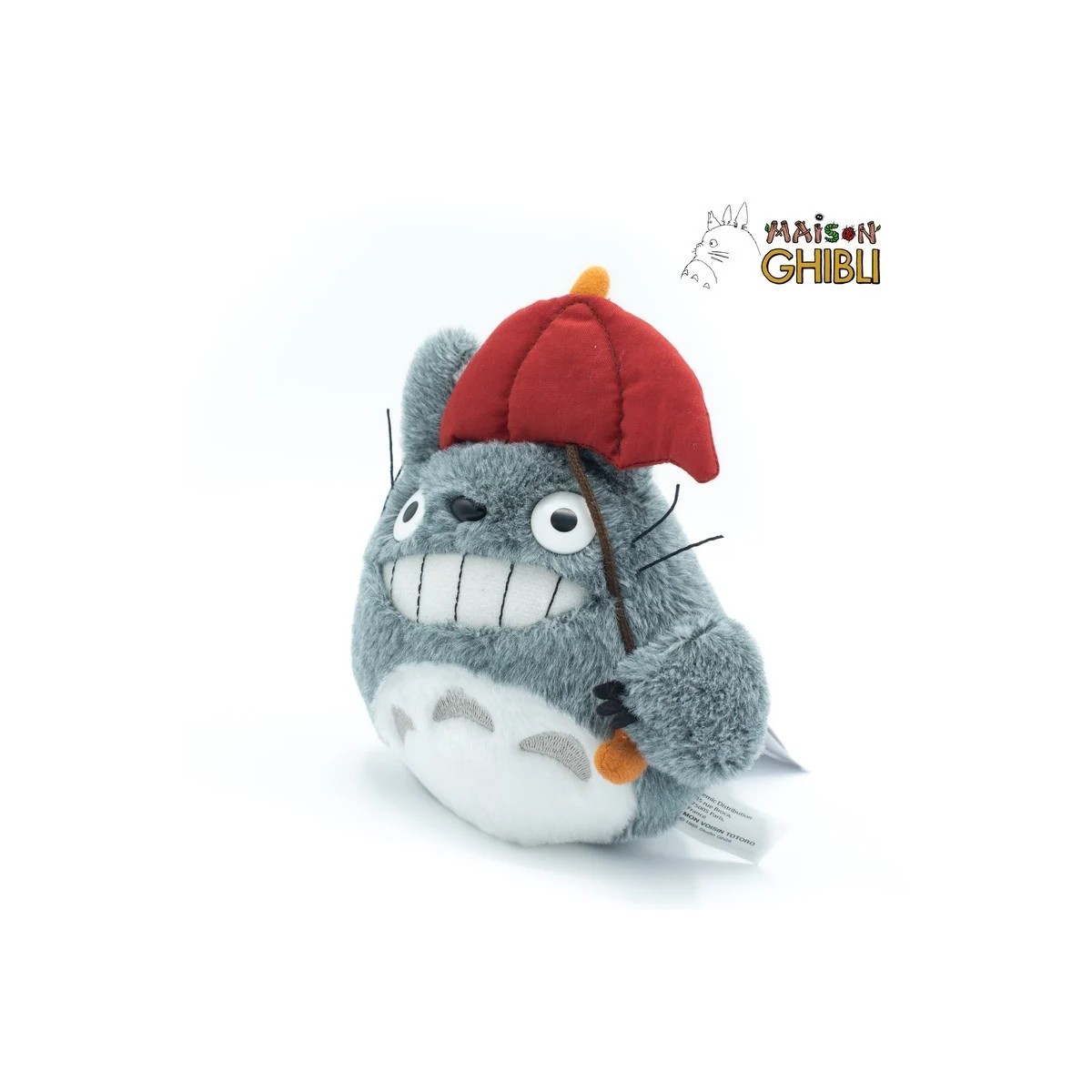 Maison Ghibli Totoro Plush with Red Umbrella - Mon Voisin Totoro