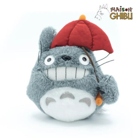 Maison Ghibli Totoro Plush with Red Umbrella - Mon Voisin Totoro