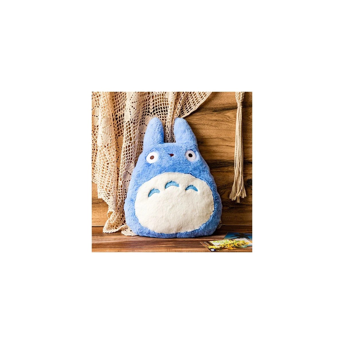 Maison Ghibli Nakayoshi Cushion Totoro Blue - My Neighbor Totoro