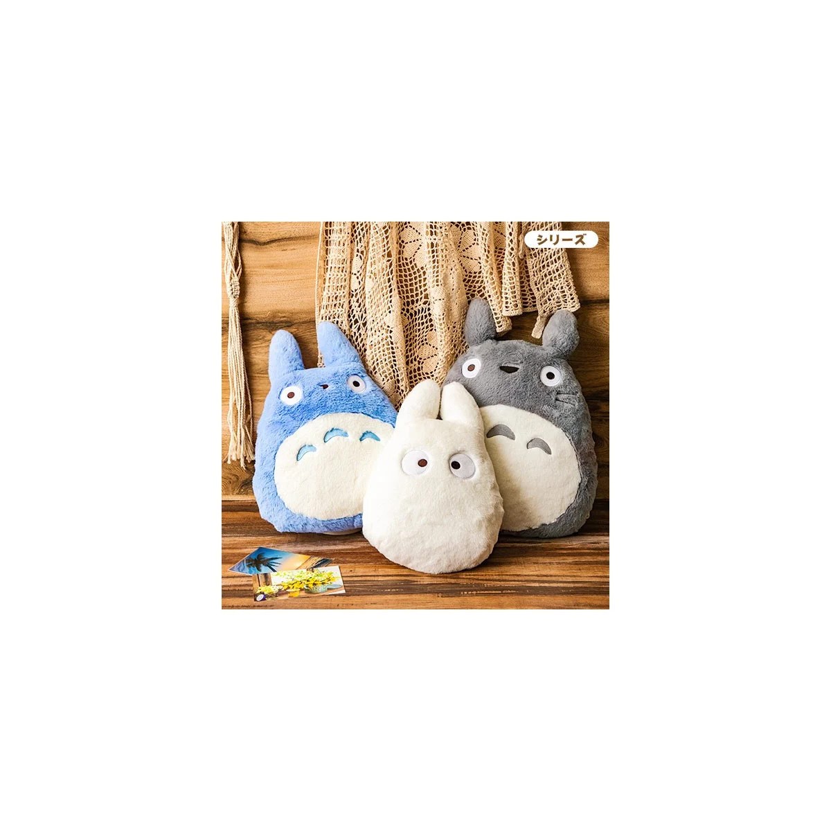 Maison Ghibli Nakayoshi Cushion Totoro White - Mon Voisin Totoro
