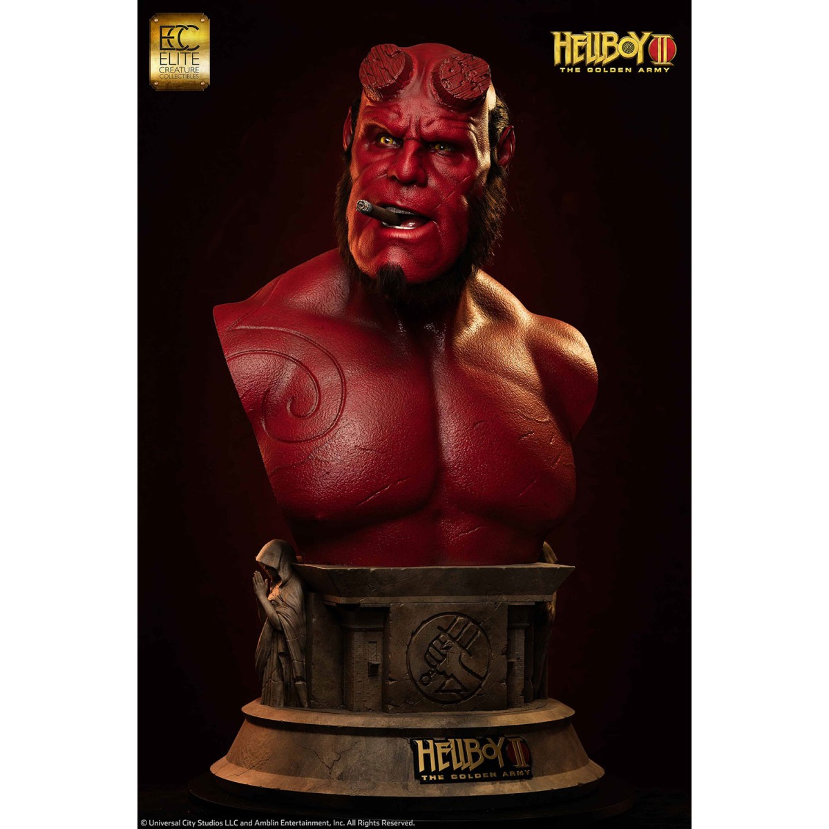Toynami Elite Creature - HELLBOY BUST 1:1 - Hellboy II