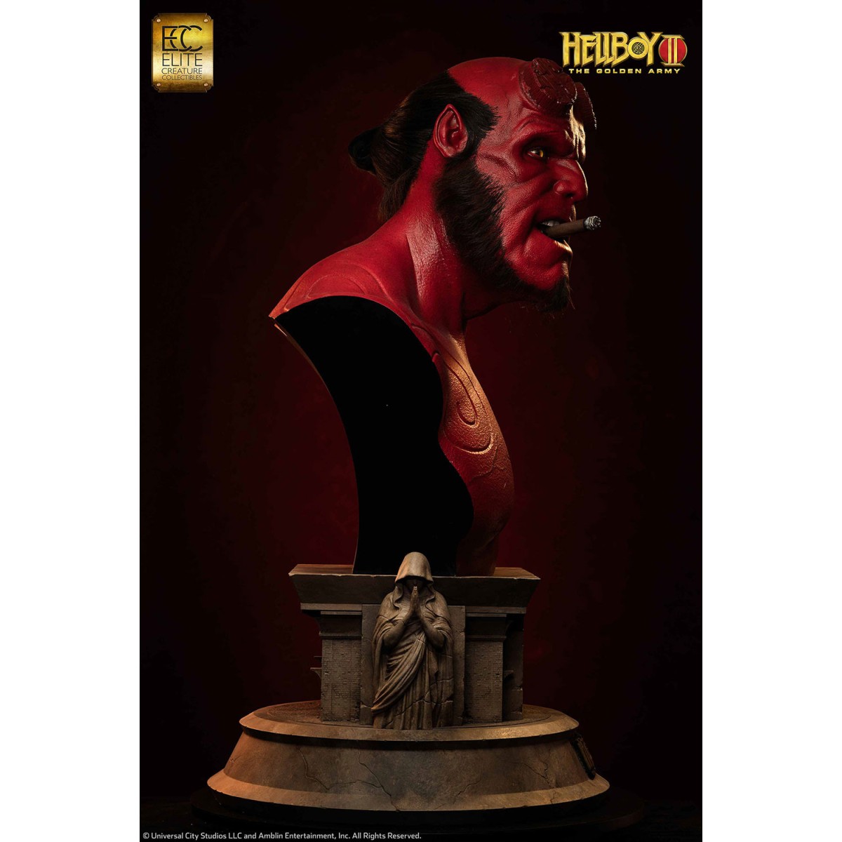 Toynami Elite Creature - HELLBOY BUST 1:1 - Hellboy II