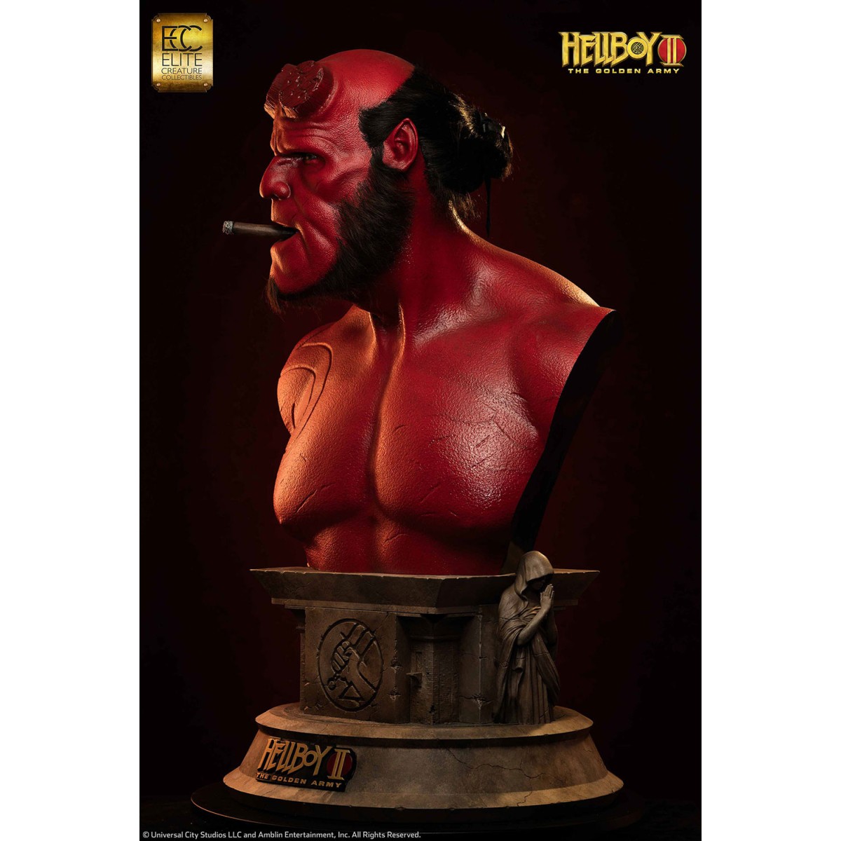 Toynami Elite Creature - HELLBOY BUST 1:1 - Hellboy II