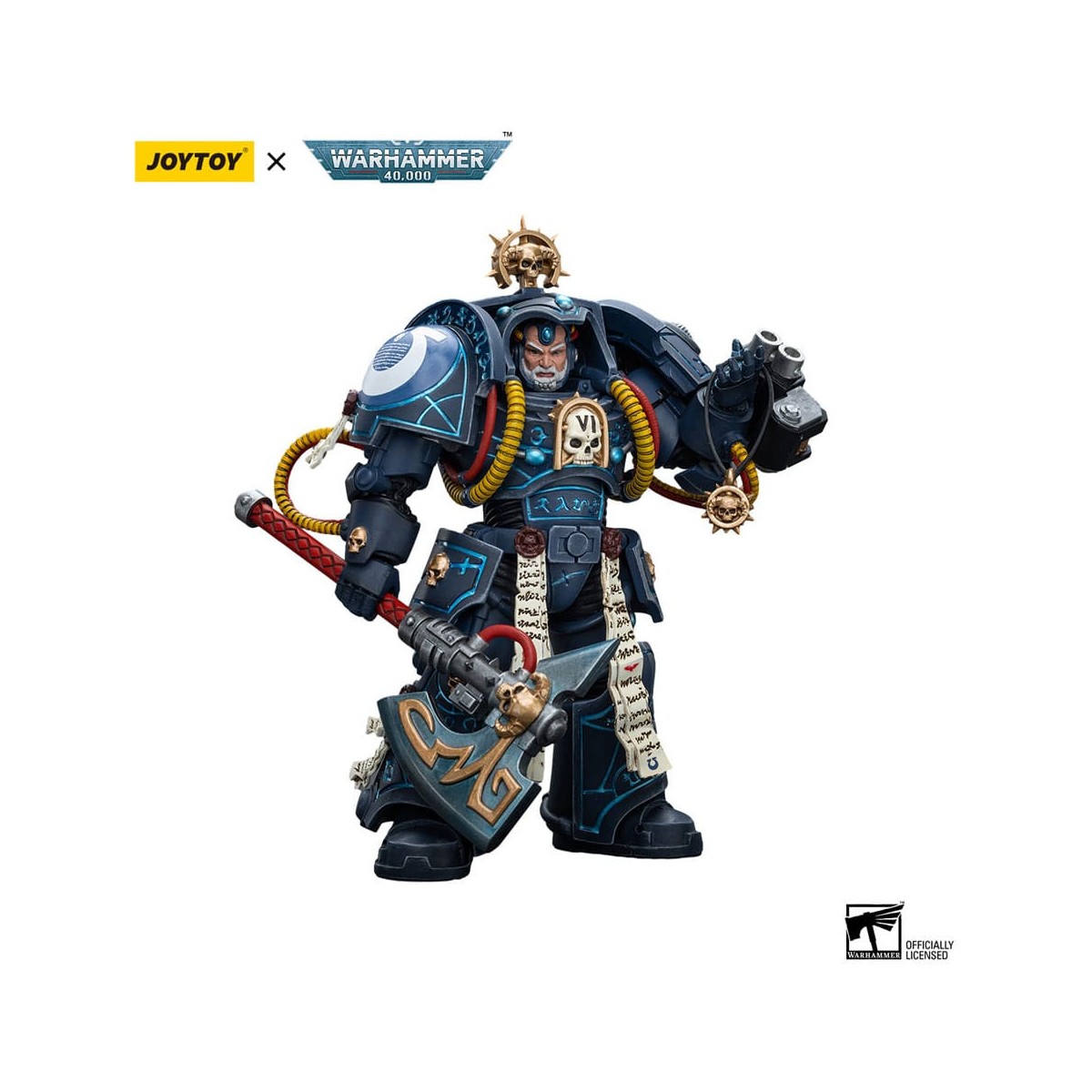JoyToy - Space Marines - Ultramarines - Librarian in Terminator Armour 1/18 - Warhammer 40K