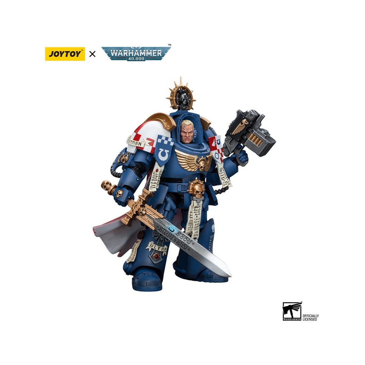 JoyToy - Space Marines - Ultramarines - Terminator Captain Severus Agemman 1/18 - Warhammer 40K