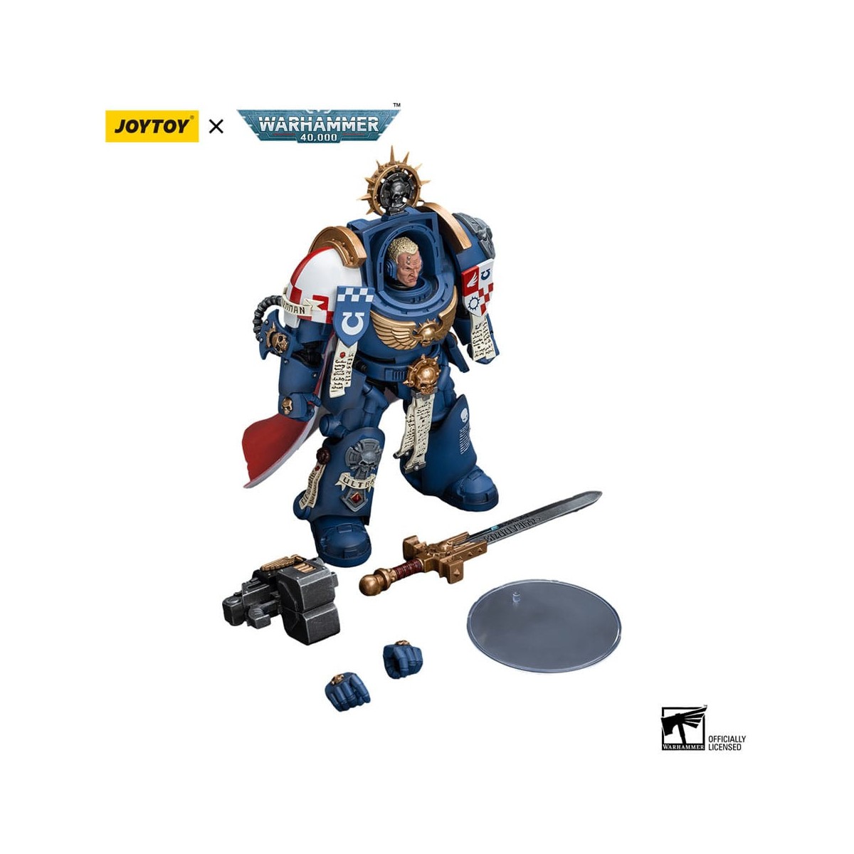 JoyToy - Space Marines - Ultramarines - Terminator Captain Severus Agemman 1/18 - Warhammer 40K