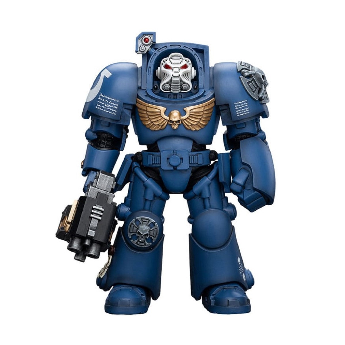JoyToy Space Marines - Ultramarines - Terminator Squad Terminator with Storm Bolter 1/18 - Warhammer 40K
