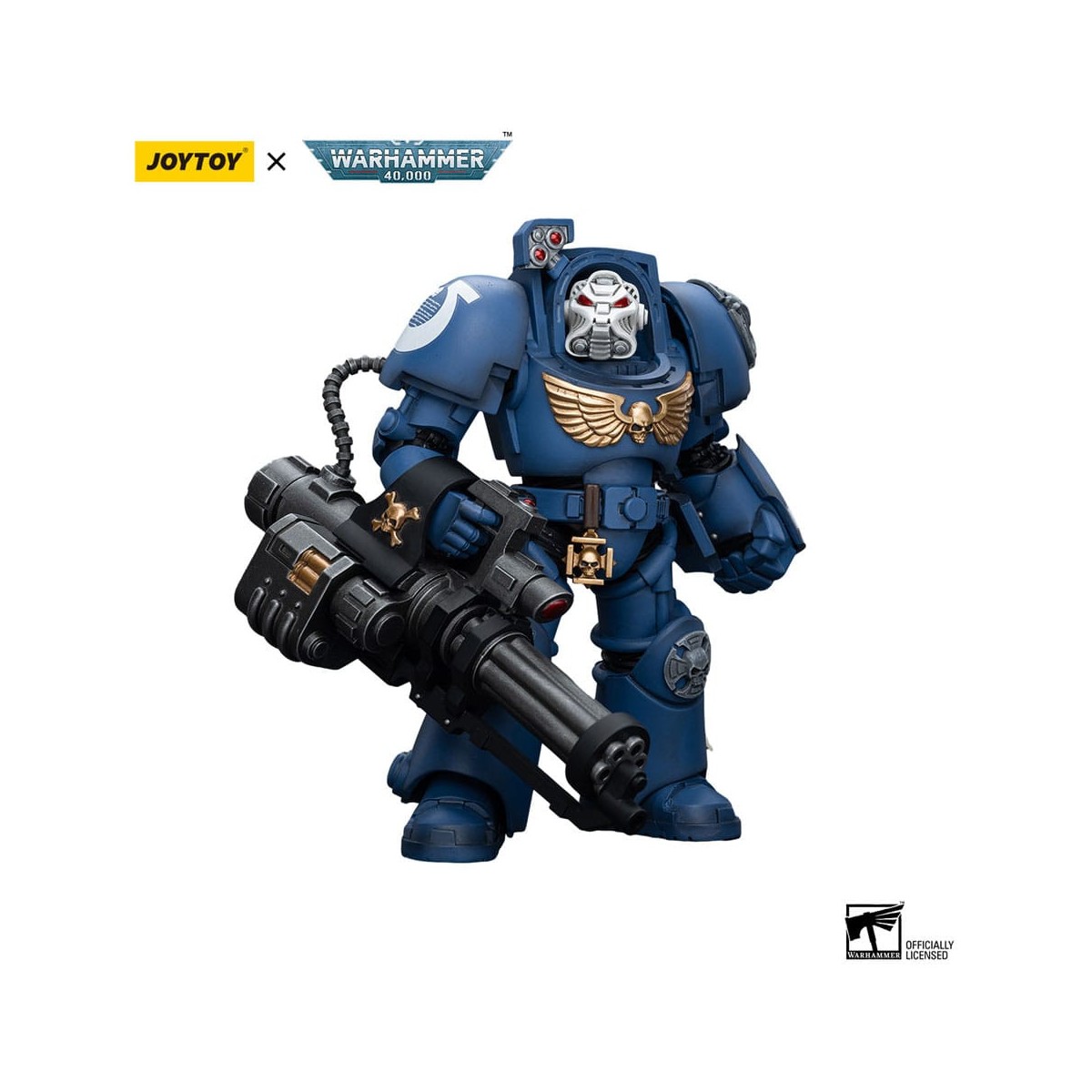 JoyToy Space Marines - Ultramarines - Terminator Squad Terminator with Storm Bolter 1/18 - Warhammer 40K