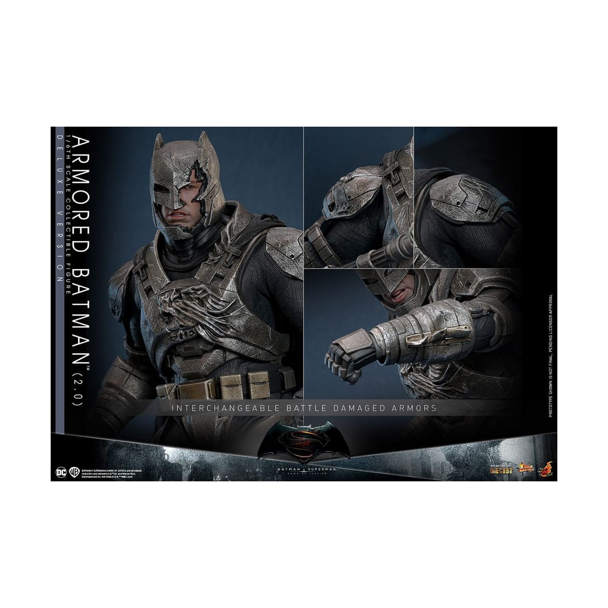 Hot Toys - DC Comics - Armored Batman 2.0 DX - Batman v Superman - MMS 1/6
