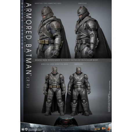 Hot Toys - DC Comics - Armored Batman 2.0 DX - Batman v Superman - MMS 1/6