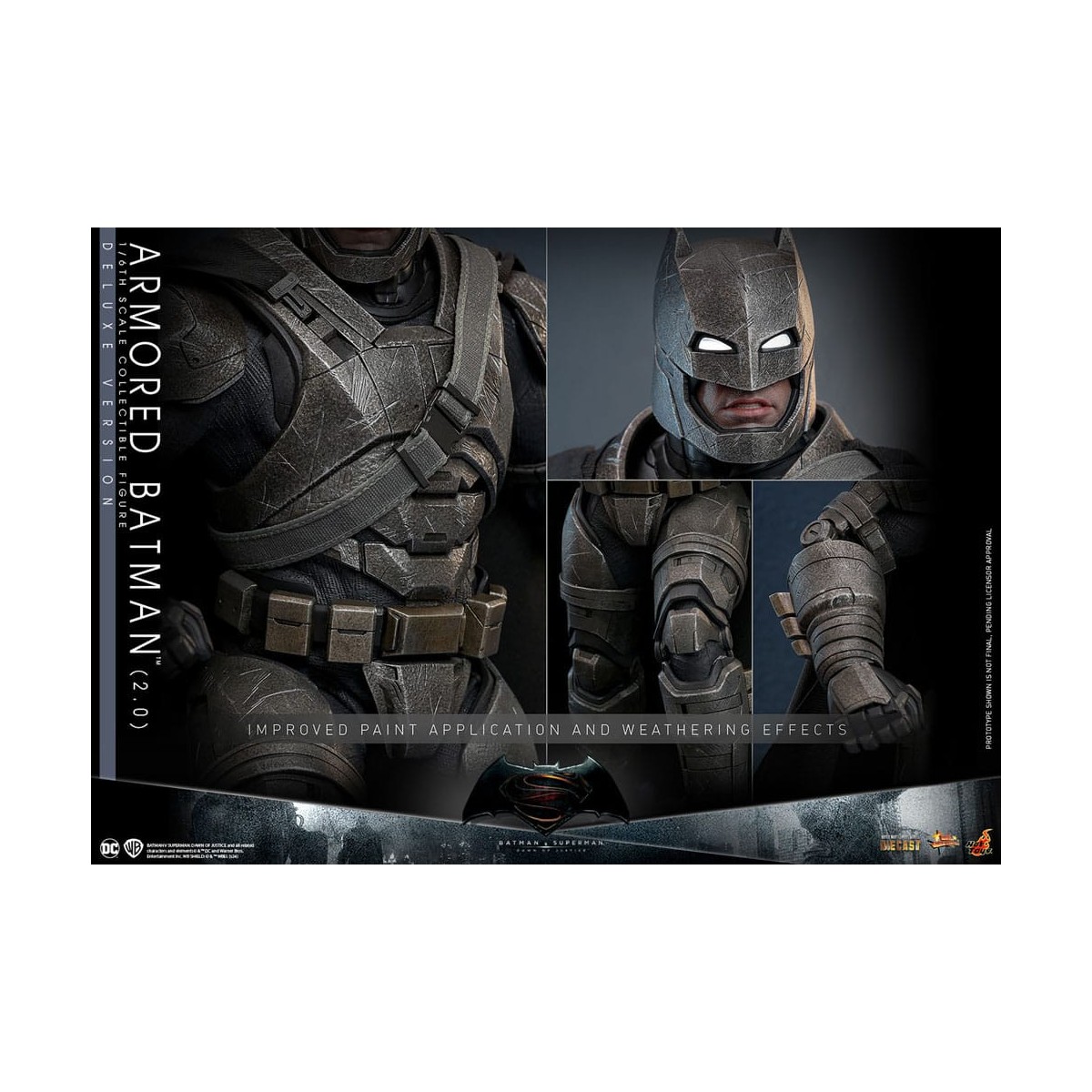 Hot Toys - DC Comics - Armored Batman 2.0 DX - Batman v Superman - MMS 1/6