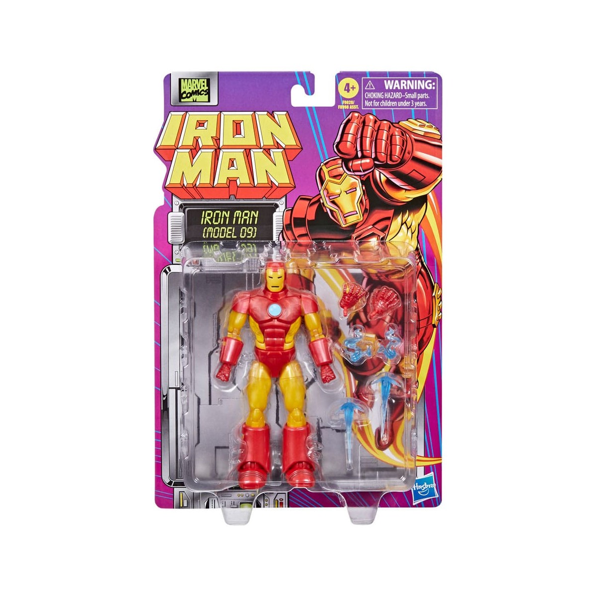 Marvel Legends Iron Man Model 09 - Retro Carded