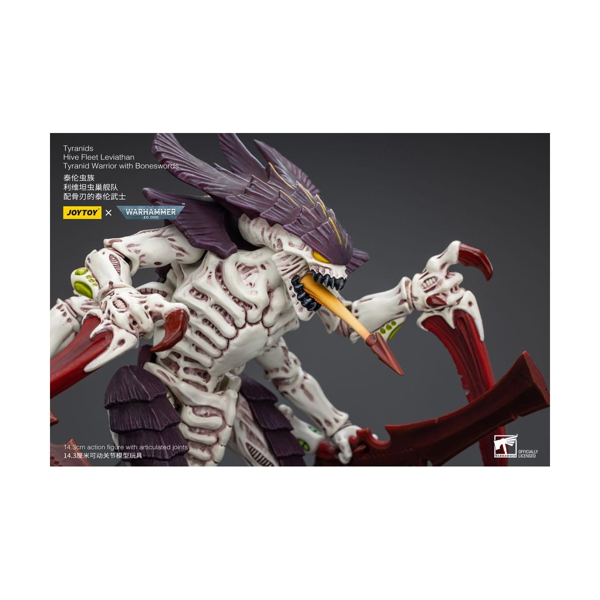 JoyToy Tyranids - Hive Fleet Leviathan Warrior with Boneswords 1/18 - Warhammer 40K