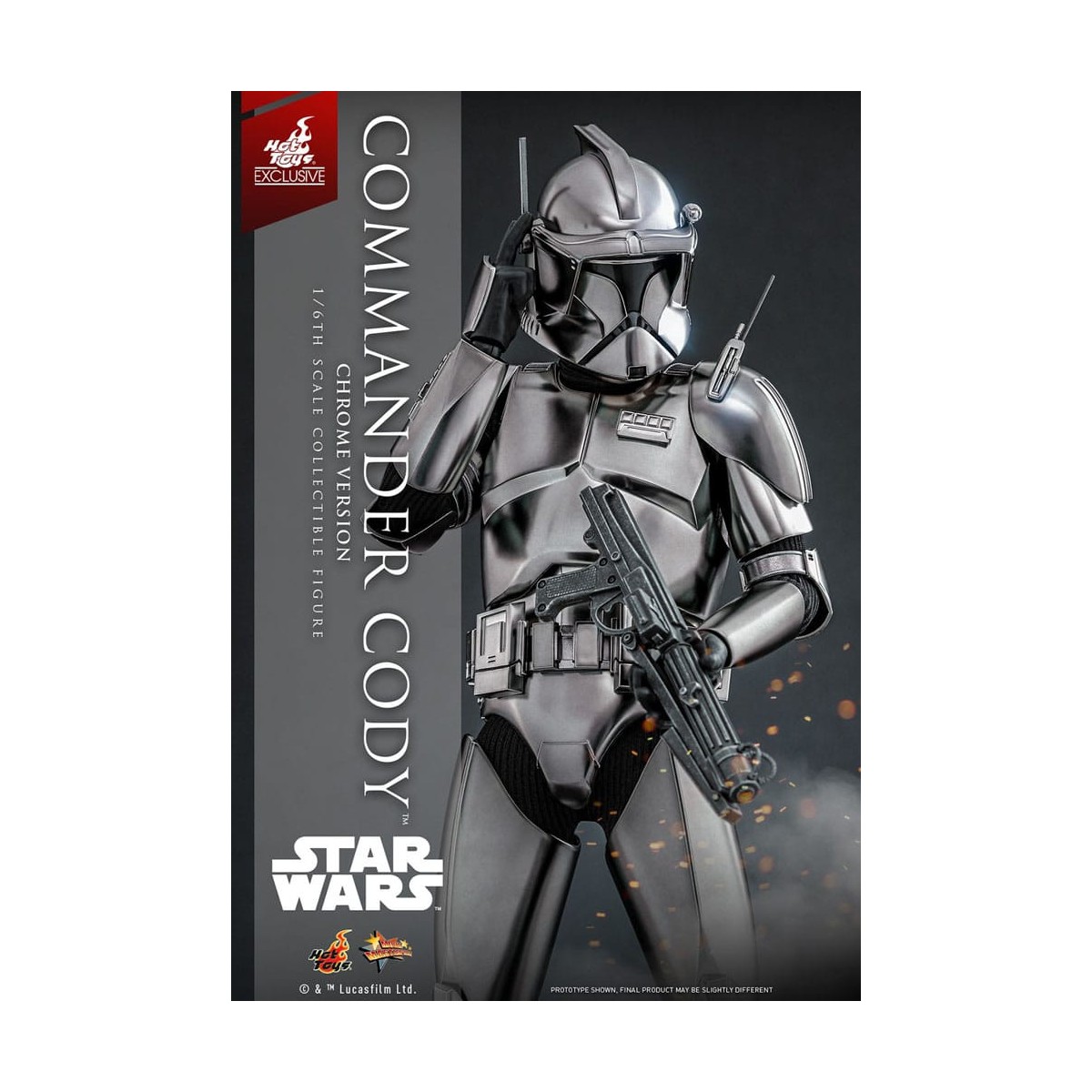 Hot Toys Star Wars - Commander Cody Chrome Exclusive Version MMS 1/6
