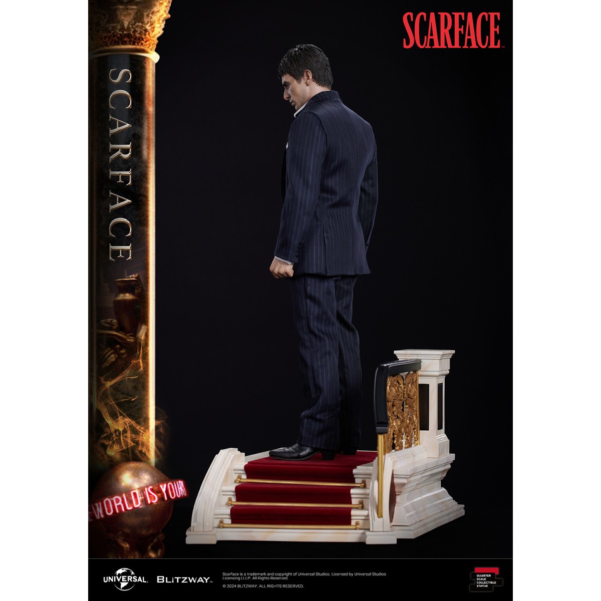 Blitzway Superb Scale Statue - Tony Montana 1/4 - Scarface