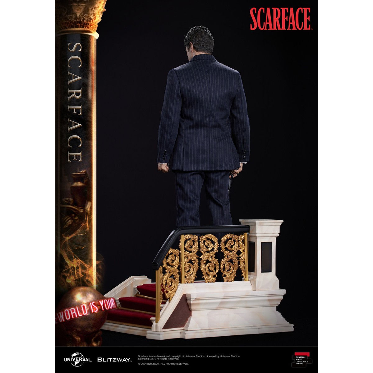 Blitzway Superb Scale Statue - Tony Montana 1/4 - Scarface