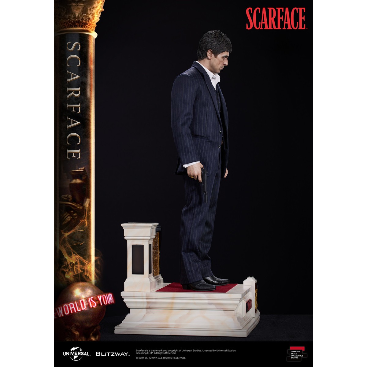 Blitzway Superb Scale Statue - Tony Montana 1/4 - Scarface
