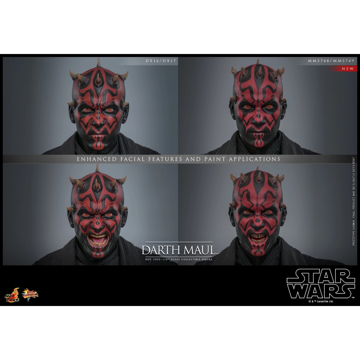 Hot Toys Star Wars The Phantom Menace - Darth Maul 2.0 Collector Edition MMS 1/6