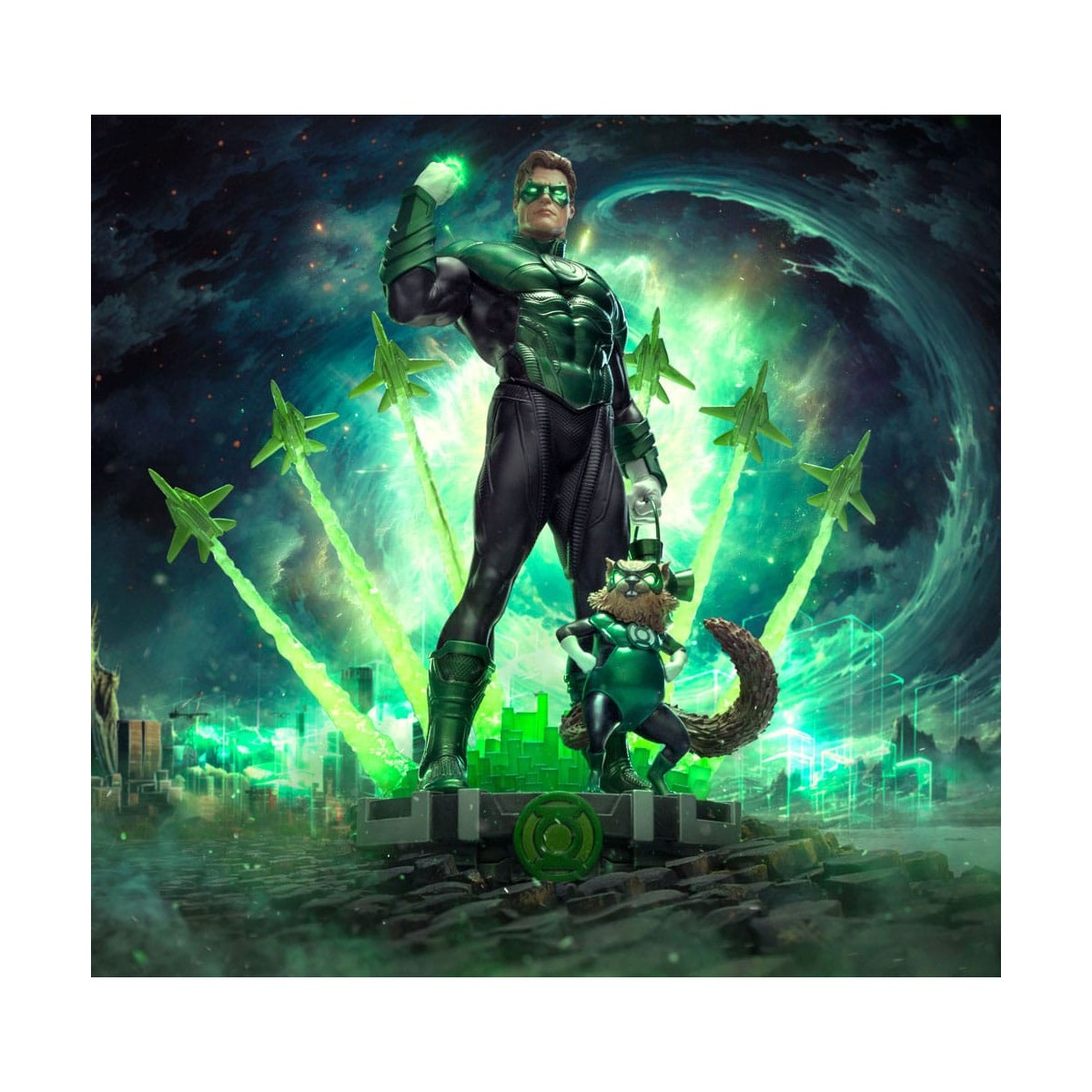 Iron Studios DC Comics - Green Lantern Unleashed BDS Arts Scale 1/10