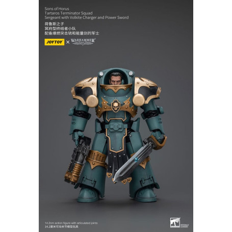 JoyToy - Sons of Horus - Tartaros Terminator Squad Sergeant With Volkite Charger And Power Sword 1/18