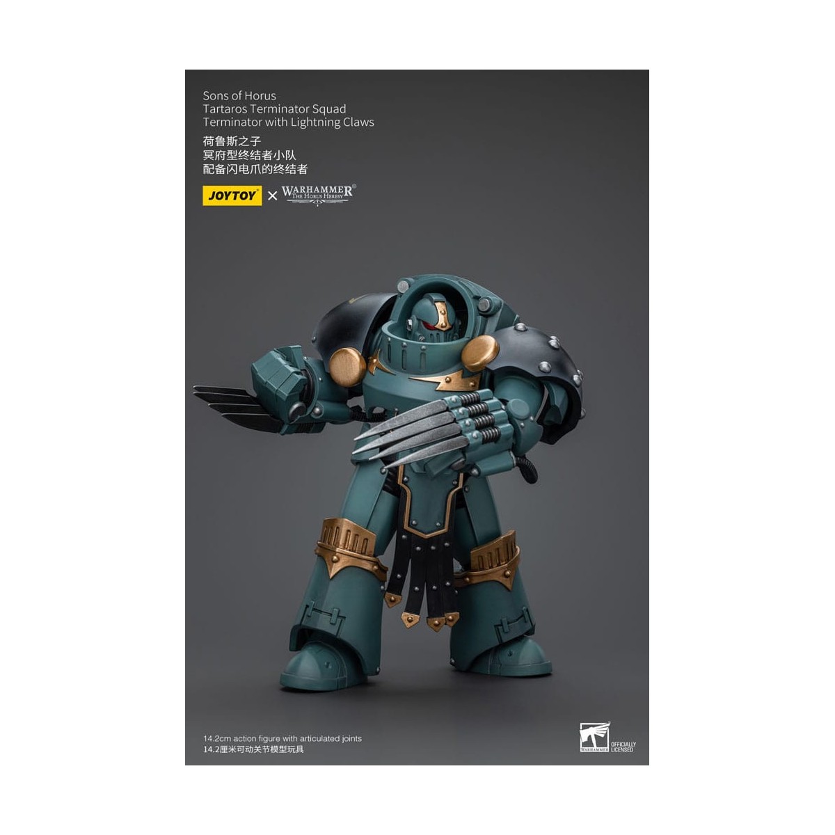 JoyToy - Sons of Horus - Tartaros Terminator Squad With Lightning Claws 1/18 - WH40K